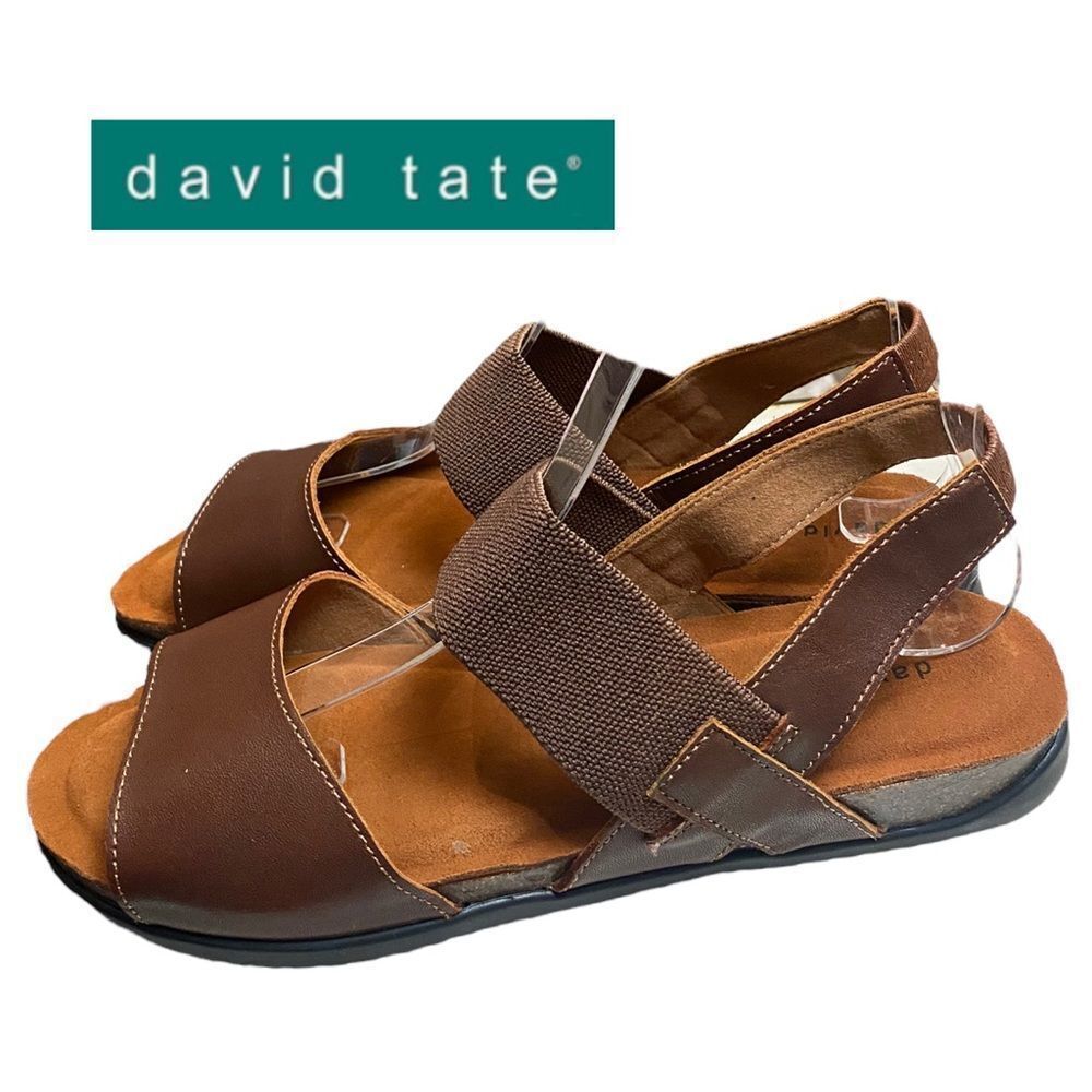 BEAUTIFUL David Tate Brown Sandals NWOT